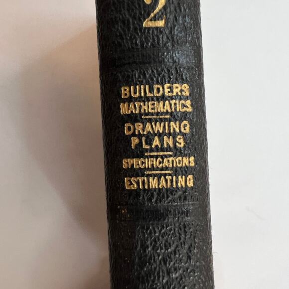 Audels Carpenters and Builders Guide Book 2 Hardcover Embossed Leather 1951 copy - Picture 5 of 10
